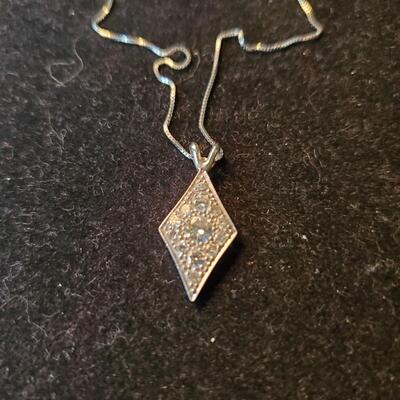 Petite Diamond Pendant on 14K Chain