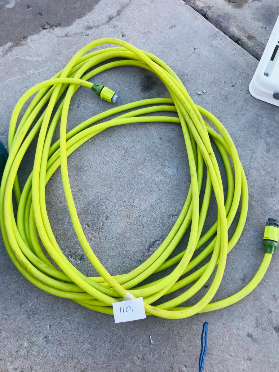 Lime Green garden hose
