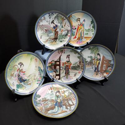 Imperial Jingdezhen Beauties of the Red Mansion - 6 plates
