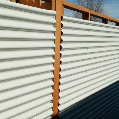 New metal 8' by 33" wide sheet metal