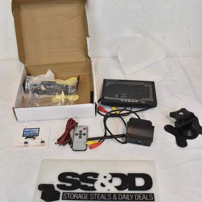 TFT Color Monitor, Working Accessories, Backup Camera, No wifi, No instr - New