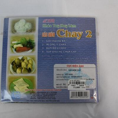 4 Foreign Cooking DVDs: CÃ¡c mÃ³n Chay 2-3, NÃ¢Ãº An Vui Ve 1 - New