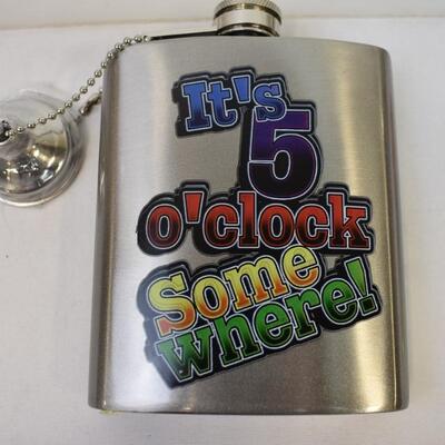 7 oz Stainless Steel Flask 