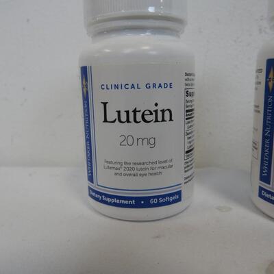 7 Bottles of 20mg Lutein Dietary Supplement - New