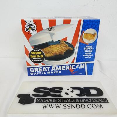 Great American Waffle Maker, Waffle Now - New