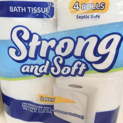 5 packages Scott Toilet Paper, 20 rolls total - New