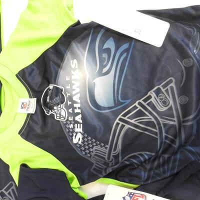 Qty 5 Seattle Seahawks NFL Team Apparel Kids Shirts, all size 18m - New