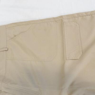 Wrangler Lightweight Cargo Shorts, Tan, Waist Size 40" - New