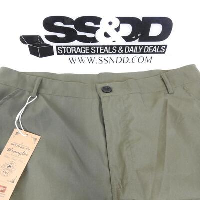 Lightweight Cargo Pants by wrangler, Olive Green, 34" waist 29" length - New