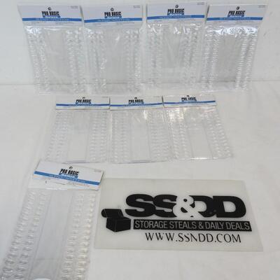 Qty 8 Pro Basic Marianna Nail Tip Palette, Clear - New