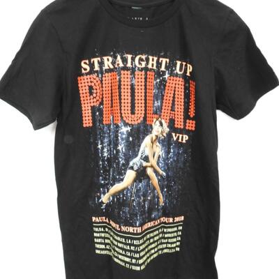 Qty 3 Paula Abdul Shirt Straight Up! VIP North American Tour 2018. 2 L/1 S - New
