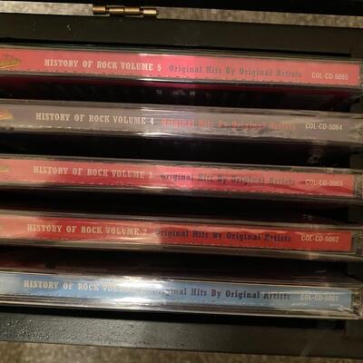 Set of 10 Collectibles CDs â€“ History of Rock