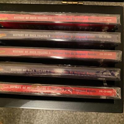 Set of 10 Collectibles CDs â€“ History of Rock