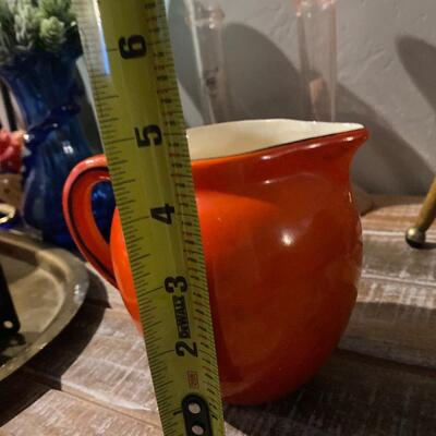 Vintage Czech creamer jar