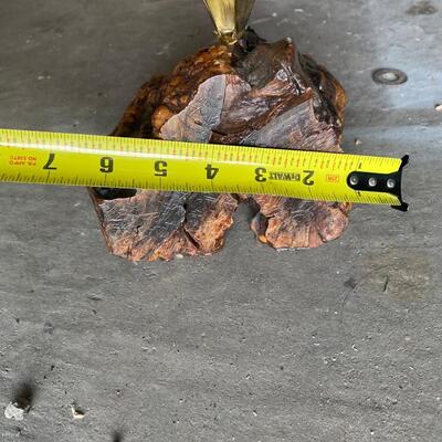 Vintage brutalist metal/copper plant