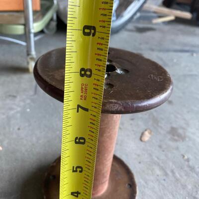 Vintage large wooden spool