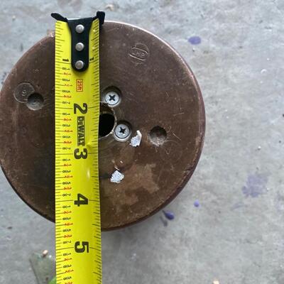 Vintage large wooden spool