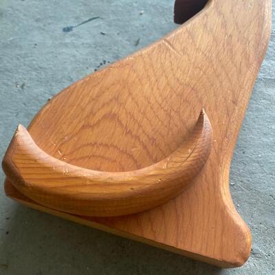 Vintage wood dog wall hanging