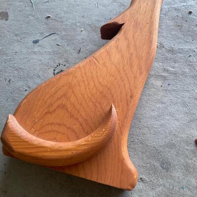 Vintage wood dog wall hanging