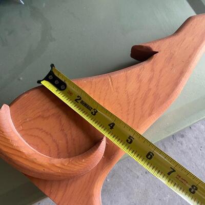 Vintage wood dog wall hanging