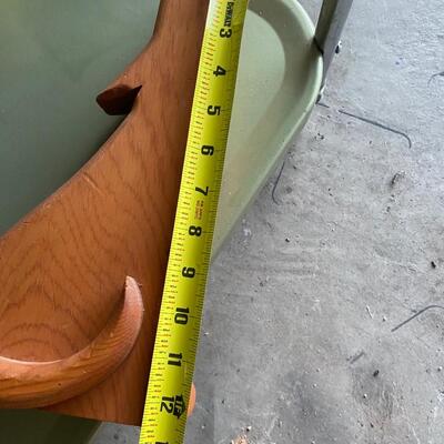 Vintage wood dog wall hanging