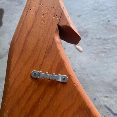 Vintage wood dog wall hanging