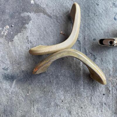 Set of four vintage drawer handles