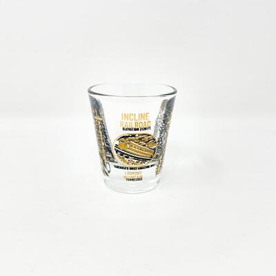 â€œINCLINE RAILROADâ€ LOOKOUT MTN, TENNESSEE SHOT GLASS