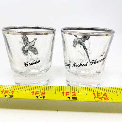 GROUSE & PHEASANT SHOT GLASSES