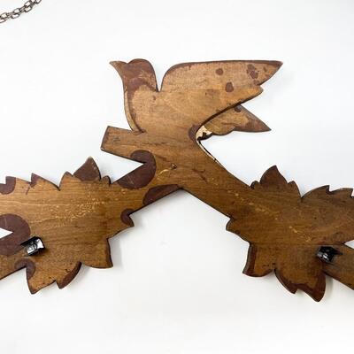 GERMAN REGULA SCHMECKENBECHER BLACK FOREST WOODEN CUCKOO CLOCK