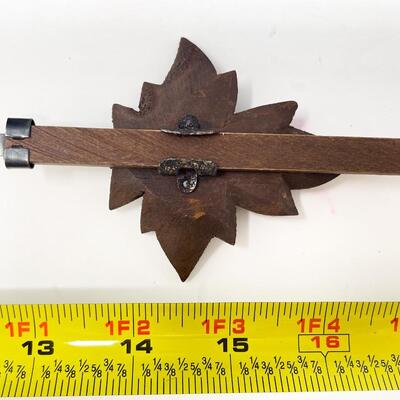 GERMAN REGULA SCHMECKENBECHER BLACK FOREST WOODEN CUCKOO CLOCK
