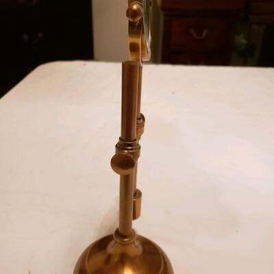 Vintage Magnifying glass on brass stand