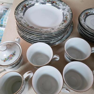 Set of Mikasa fine china. 8 place settings