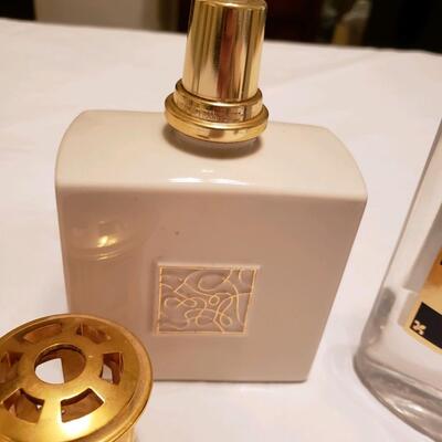 Lampe Berger home fragrance burner with 2 bottles of Lampe Orleans fuel,