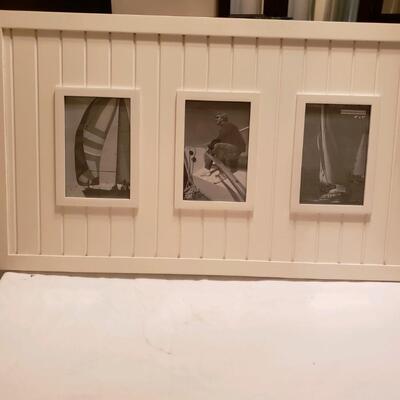 Wooden picture frame and magazine box, NEW