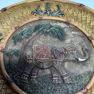 Elephant Ceramic Picture Plate