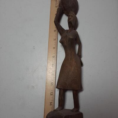 Vintage Hand carved African Woman