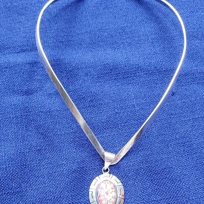 Sterling Choker & Pendant