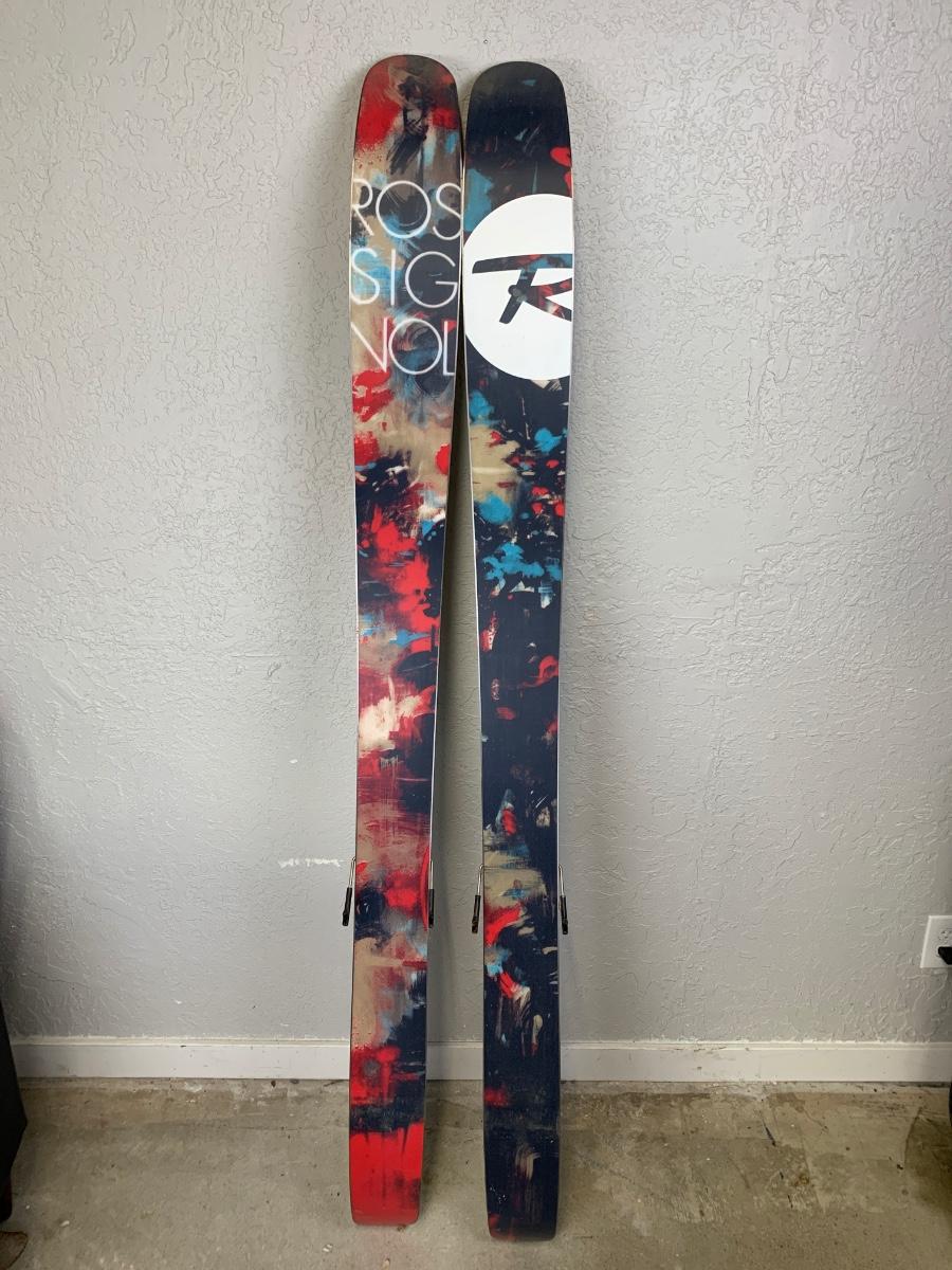 27 Super 7 Rossignol powder turn Skis (length 188 27 Super 7 Rossignol powder turn Skis (length 188