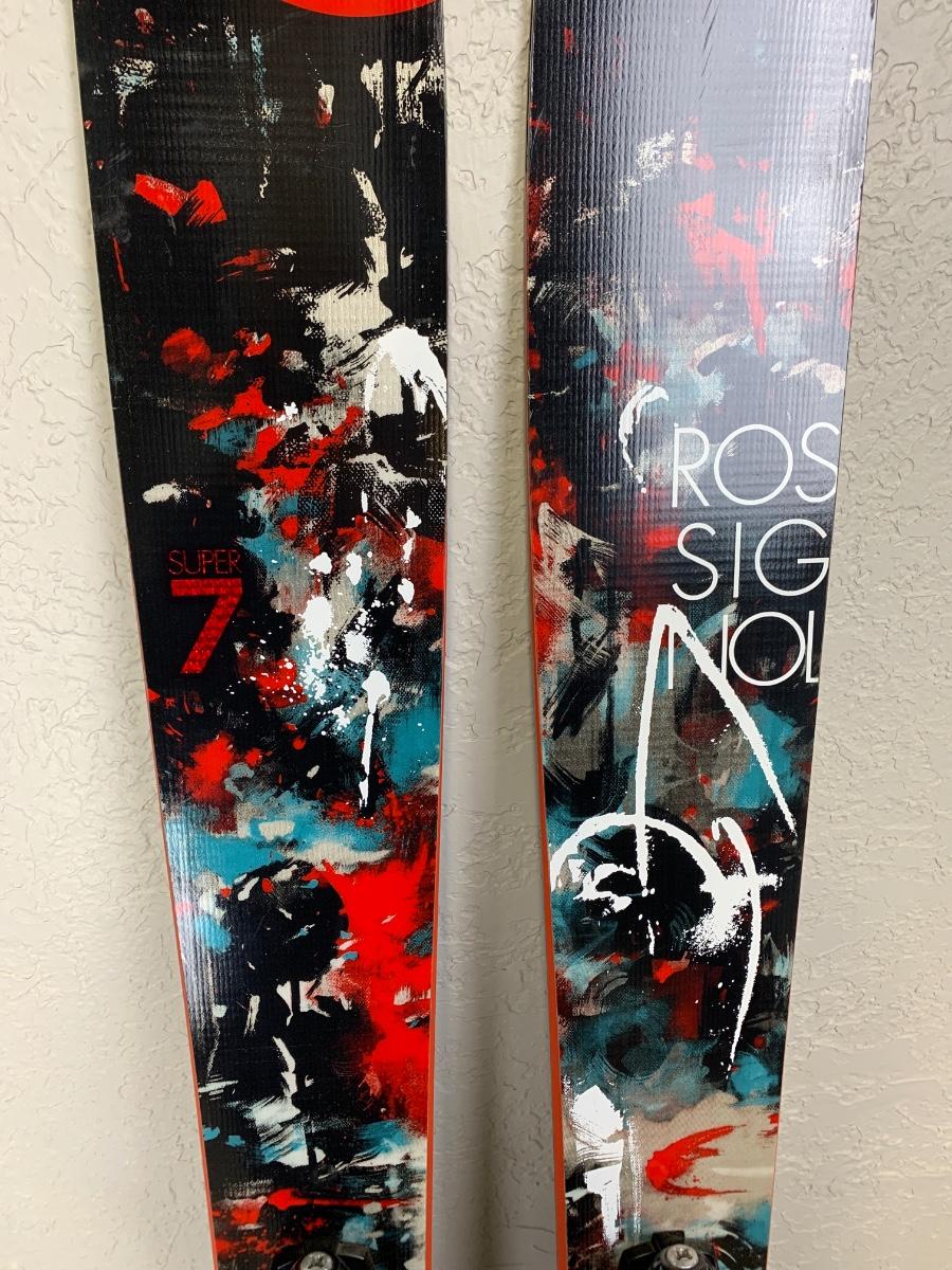 27 Super 7 Rossignol powder turn Skis (length 188 27 Super 7 Rossignol powder turn Skis (length 188