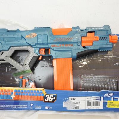 NERF Elite 2.0 Turbine CS-18, Used Only 9 Bullets Included.