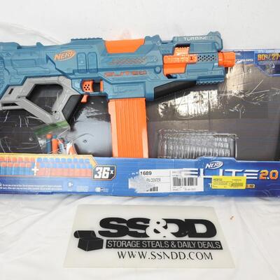 NERF Elite 2.0 Turbine CS-18, Used Only 9 Bullets Included.