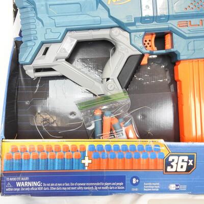 NERF Elite 2.0 Turbine CS-18, Used Only 9 Bullets Included.