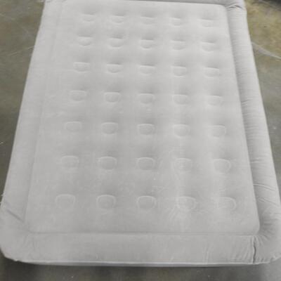 Coleman Queen Double High Air Mattress, Grey w/Black Bag