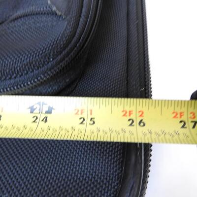 Black Briggs & Riley Luggage w/Wheels: Interior: 10in Deep, Several Pockets