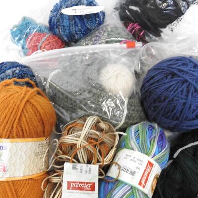 Yarn: Astra, Premier, Lusso, Various Colors/Lengths, Couple Projects In Process