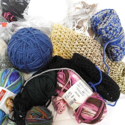 Yarn: Astra, Premier, Lusso, Various Colors/Lengths, Couple Projects In Process