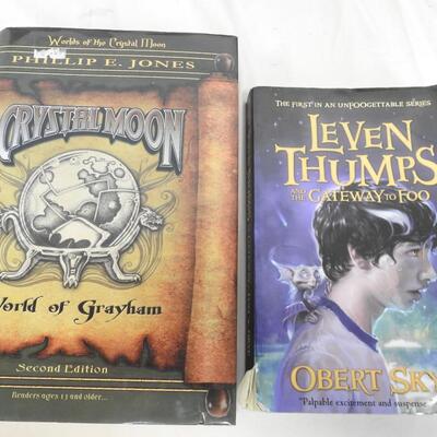 6 Fantasy Fiction Books: (4) Stephanie Meyer, Crystal Moon, Leven Thumps