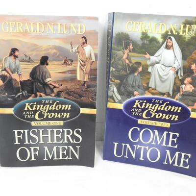 4 Books by Gerald N. Lund: Kingdom & The Crown 1-3, Fire of the Covenant