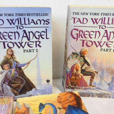 Qty 7 Fantasy Fiction Books by Tad Williams & Mercedes Lackey